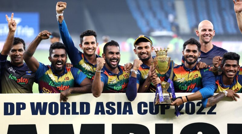 Sri Lanka won the Asia Cup 2022 final